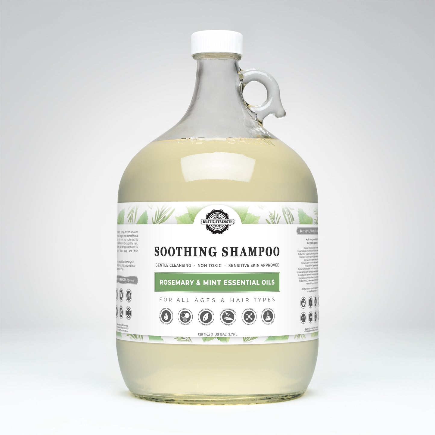 Soothing Shampoo | Rosemary & Mint - Homeland Harvest