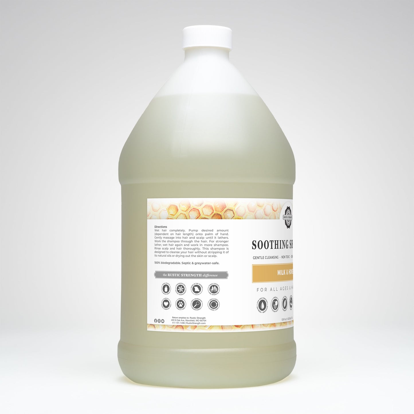 Soothing Shampoo | Milk & Honey - Homeland Harvest