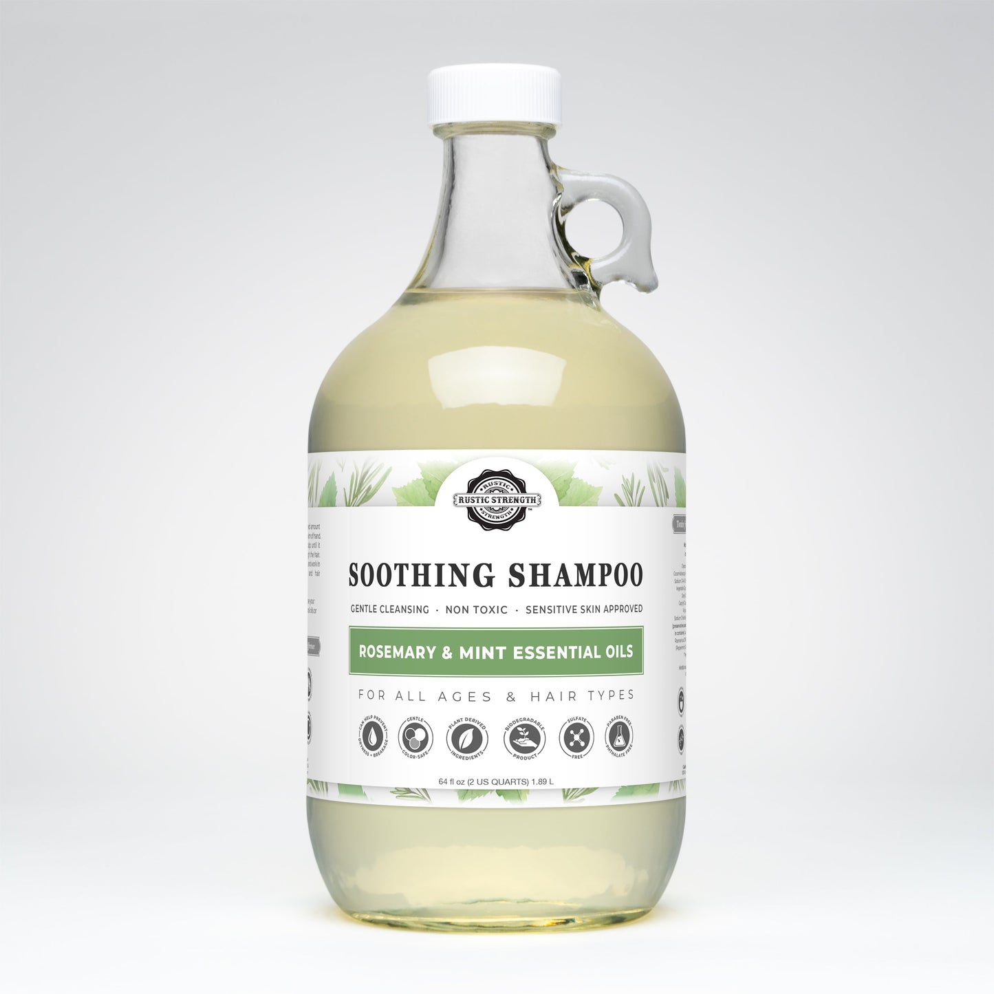 Soothing Shampoo | Rosemary & Mint - Homeland Harvest