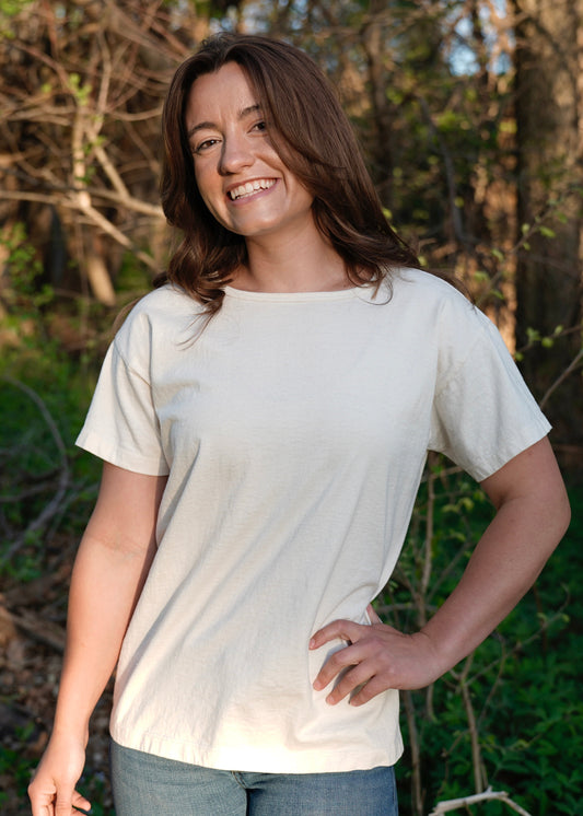 Women’s Organic Cotton Scoop Neck T-Shirt - Homeland Harvest
