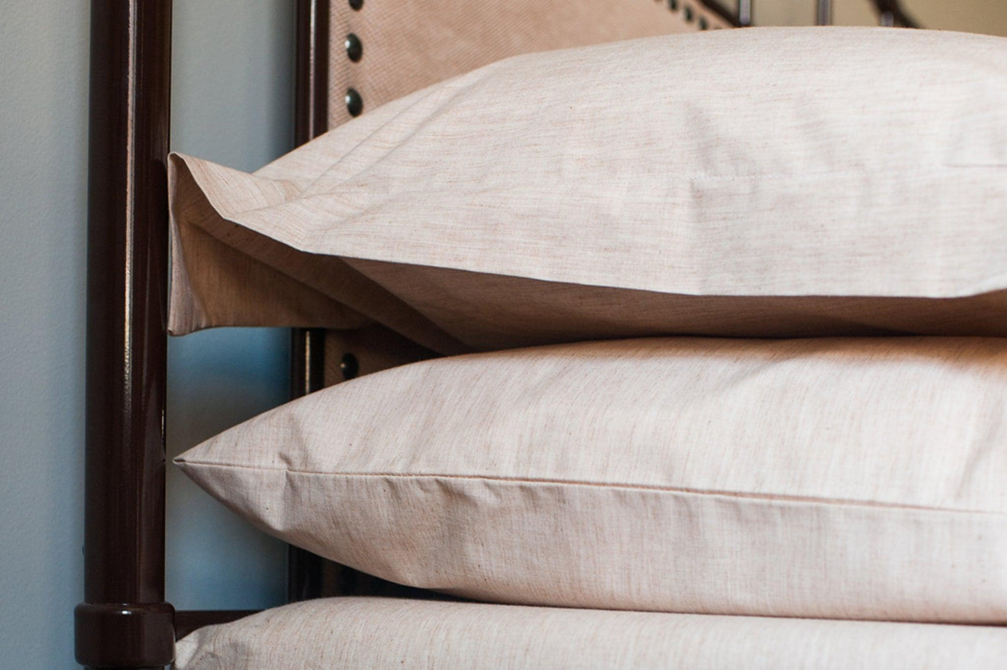 Colored Cotton Bed Pillowcases - Homeland Harvest