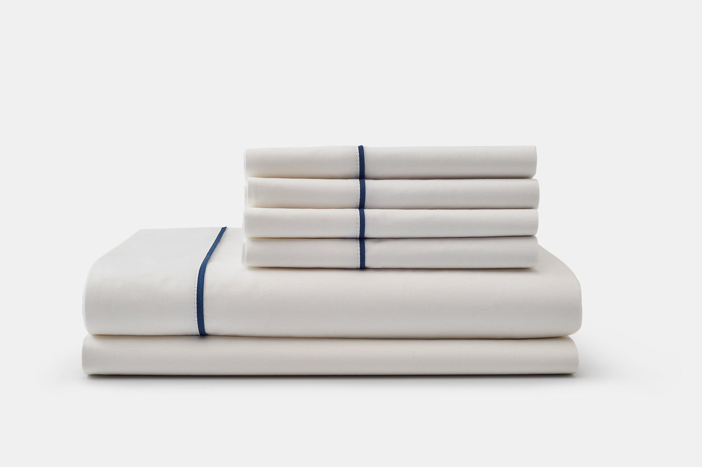 Cotton Piping Design Bed Sheet Set - Homeland Harvest