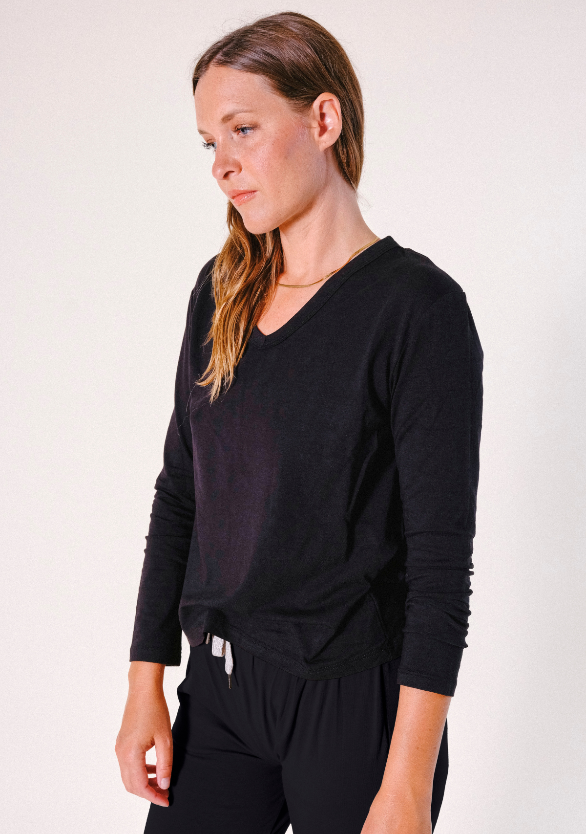 Toni PJ Shirt - Black - Homeland Harvest