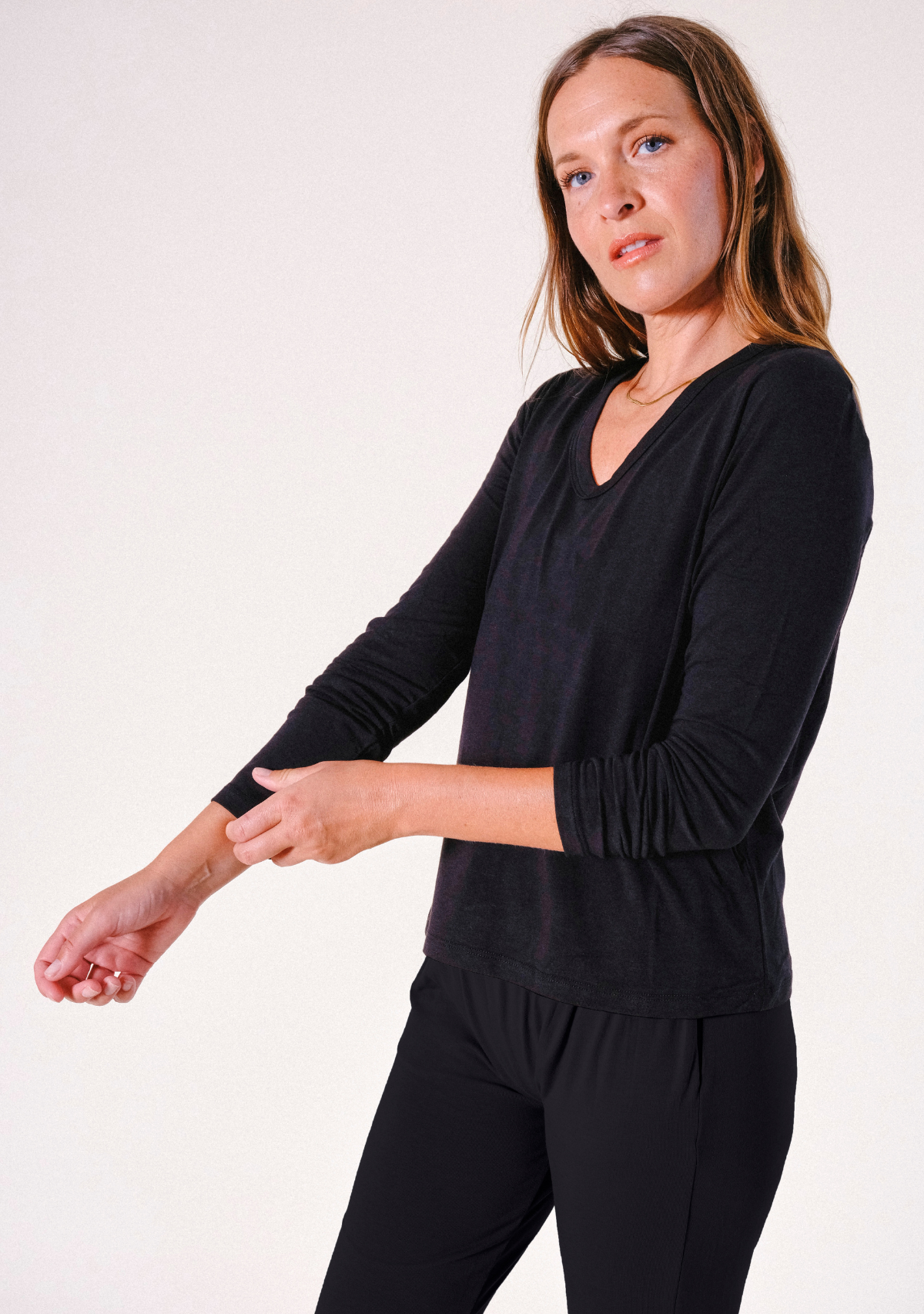 Toni PJ Shirt - Black - Homeland Harvest