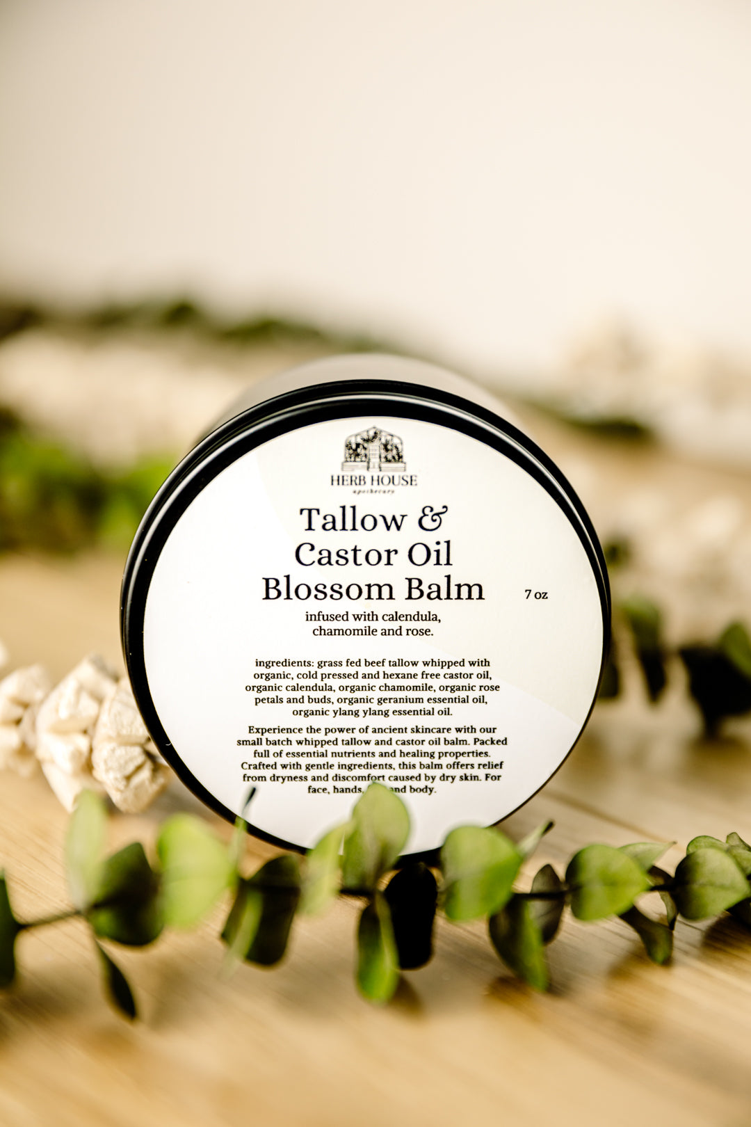 Tallow and Castor Oil Blossom Balm - Homeland Harvest