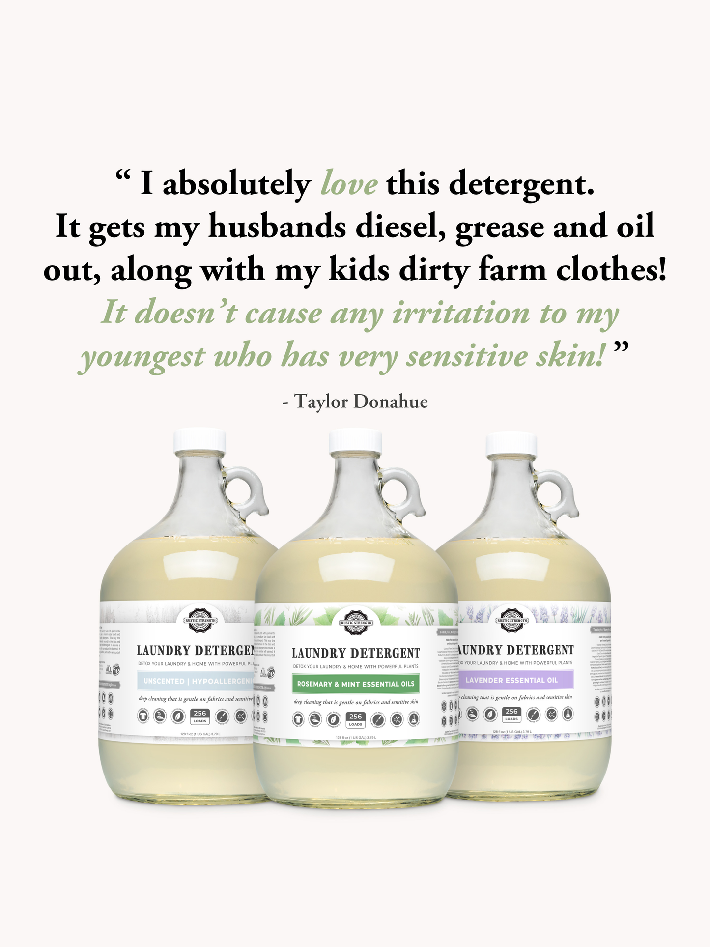 Laundry Detergent | Fresh Linen - Homeland Harvest