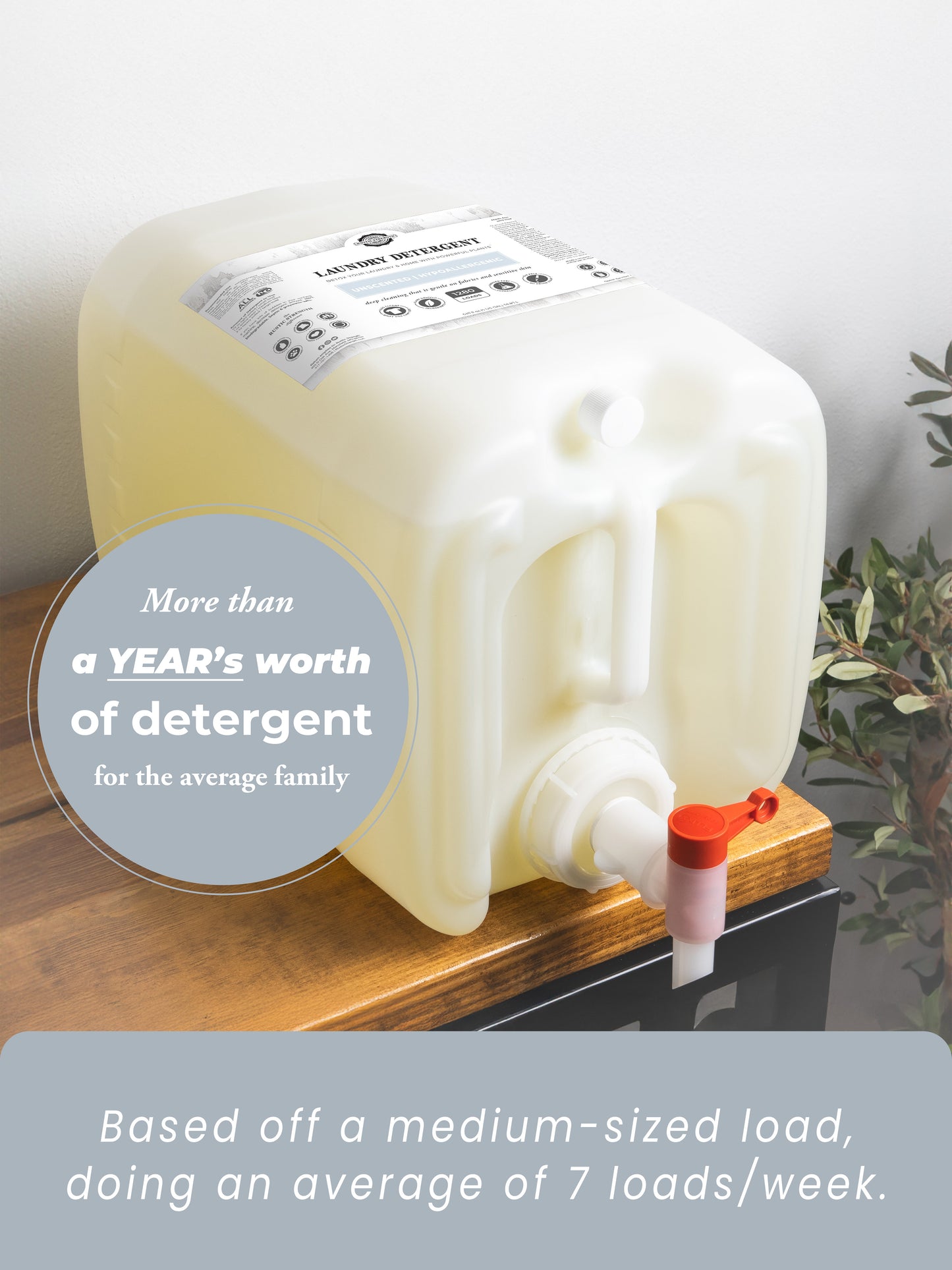Laundry Detergent | Unscented - Homeland Harvest