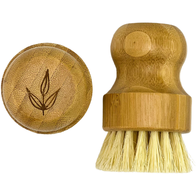 Bamboo Pot Brush - Homeland Harvest