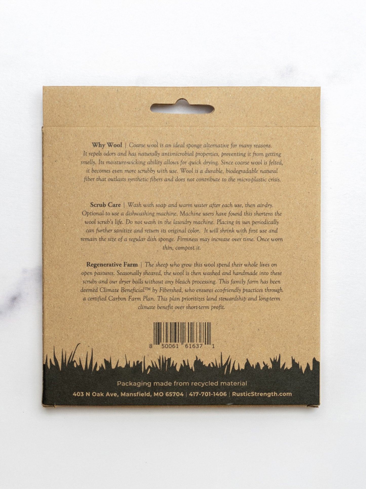 Sustainable Wool Scrub - Homeland Harvest