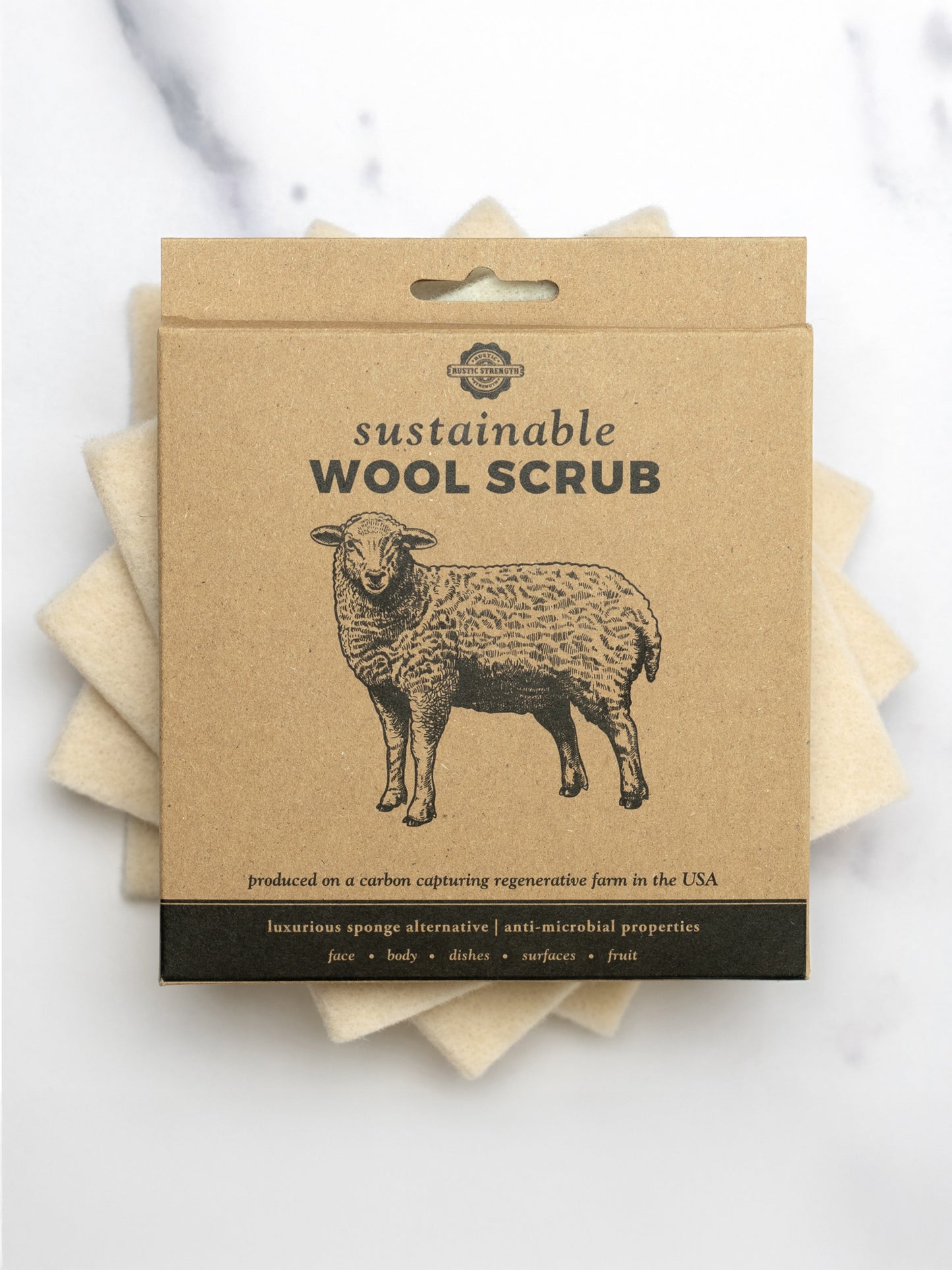 Sustainable Wool Scrub - Homeland Harvest