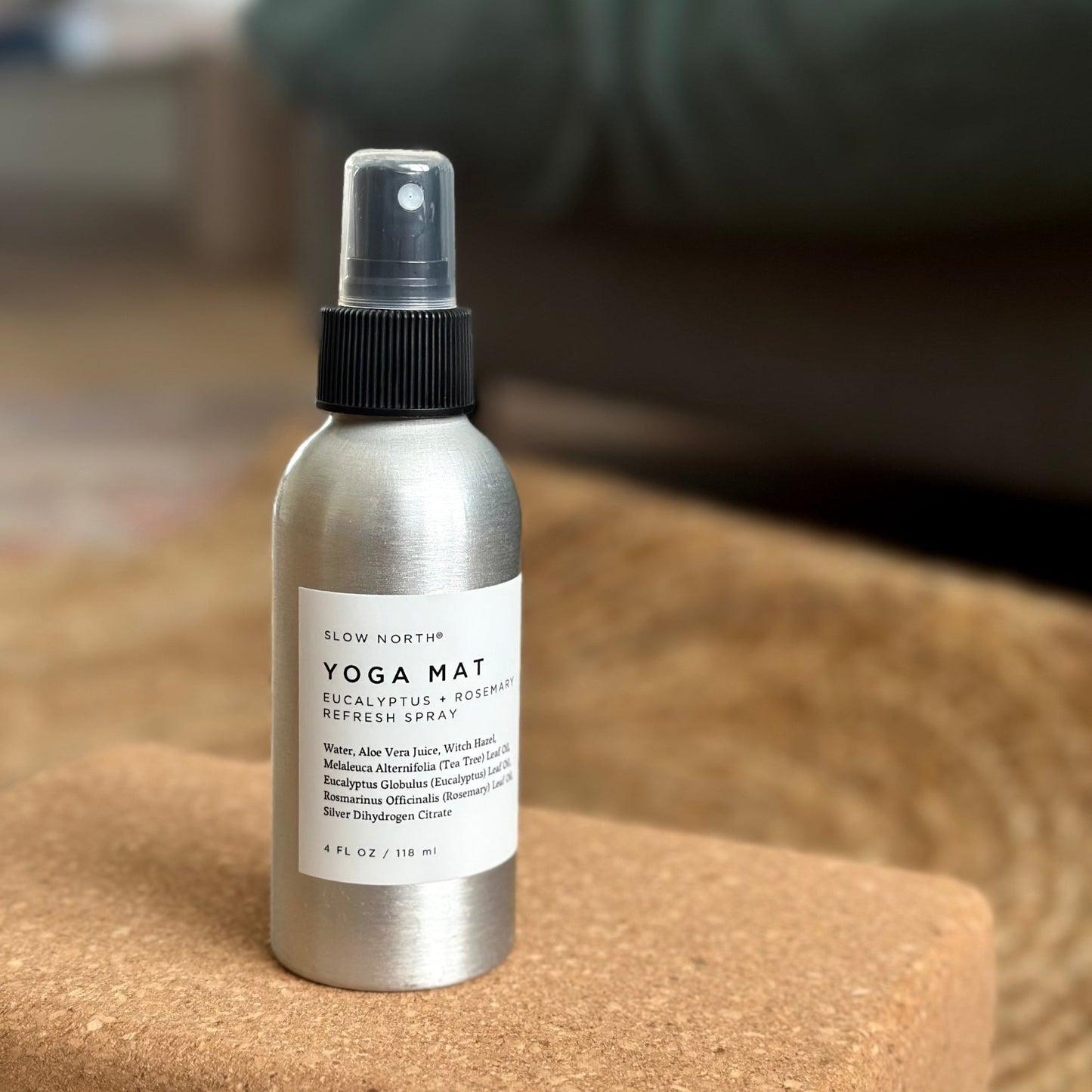Yoga Mat Spray - Eucalyptus + Rosemary - Homeland Harvest
