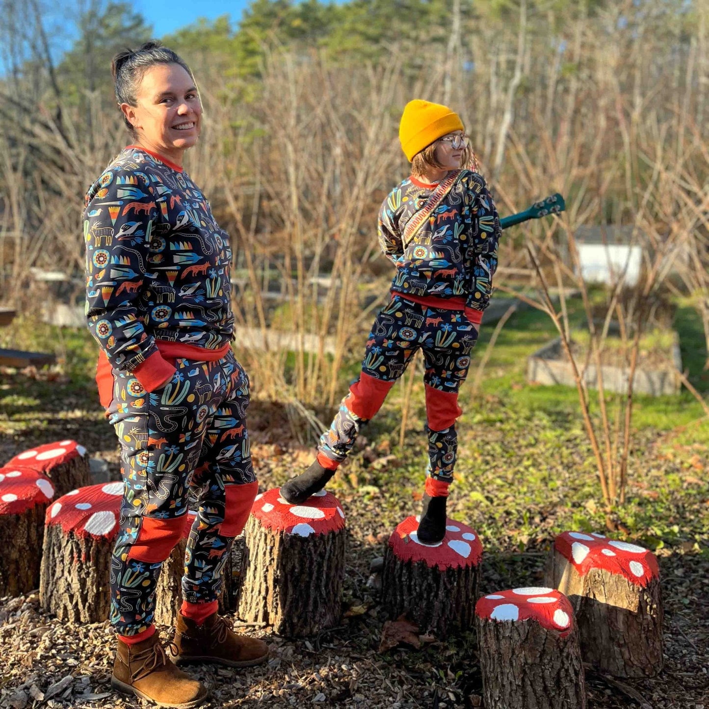 Adult Print Joggers - Homeland Harvest