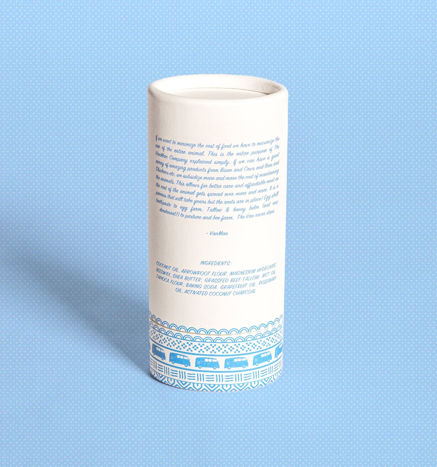 VanMan's Coconut Magnesium Deodorant - 2 oz - Homeland Harvest