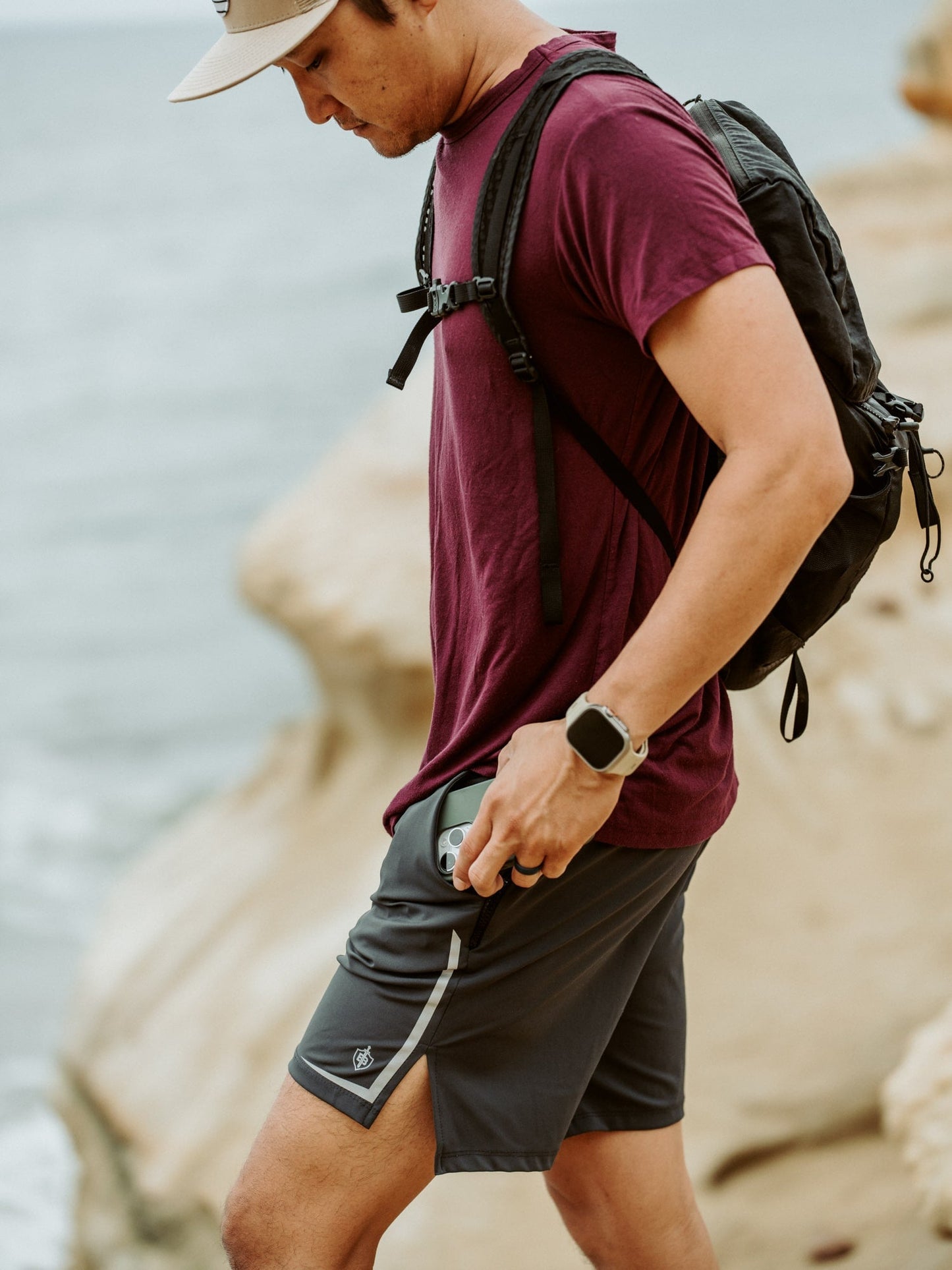 Bamboo Aerotech T-Shirt - Navy Blue - Homeland Harvest
