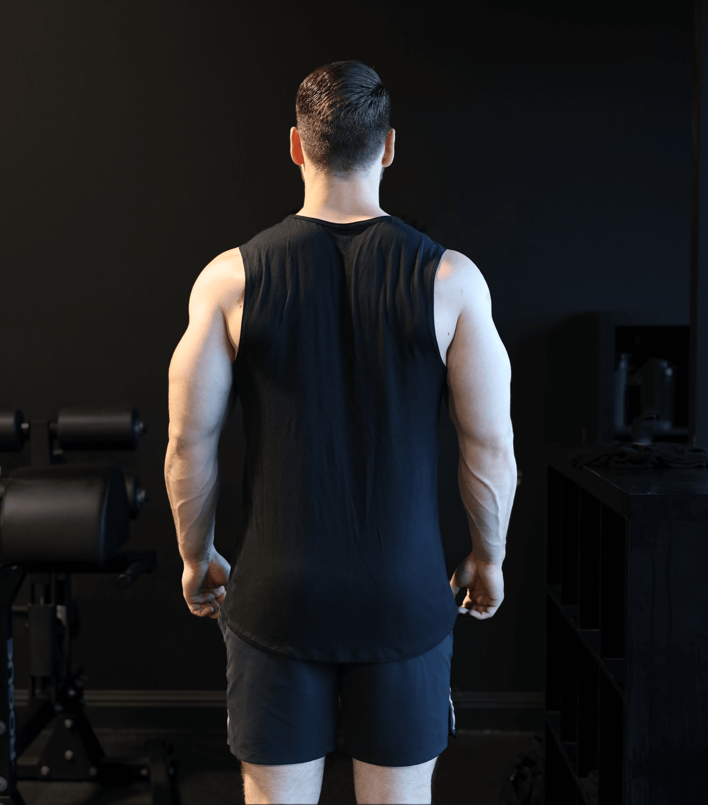 Bamboo Aerotech Tank - Black - Homeland Harvest