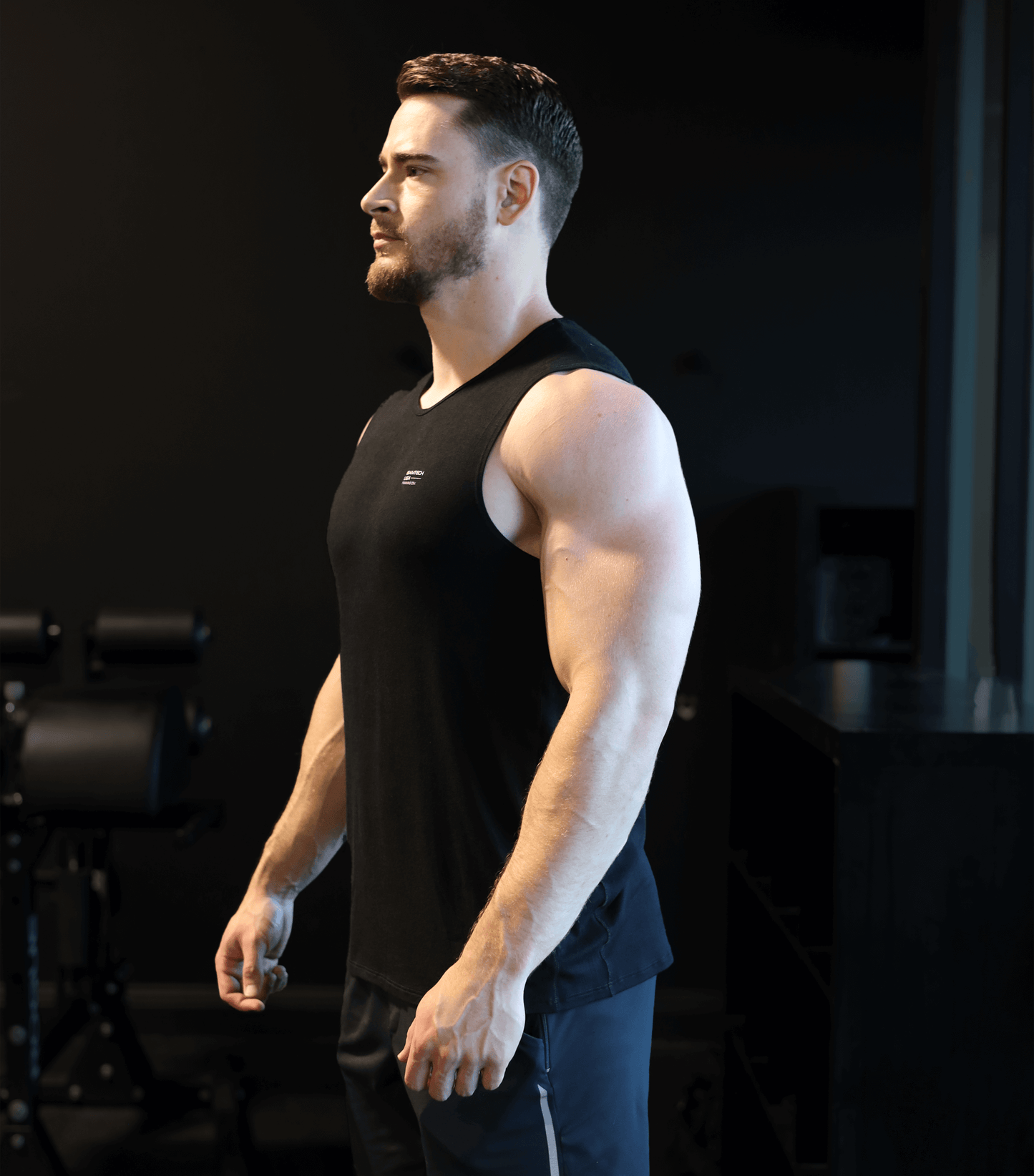 Bamboo Aerotech Tank - Training Div. Heather Grey - Homeland Harvest