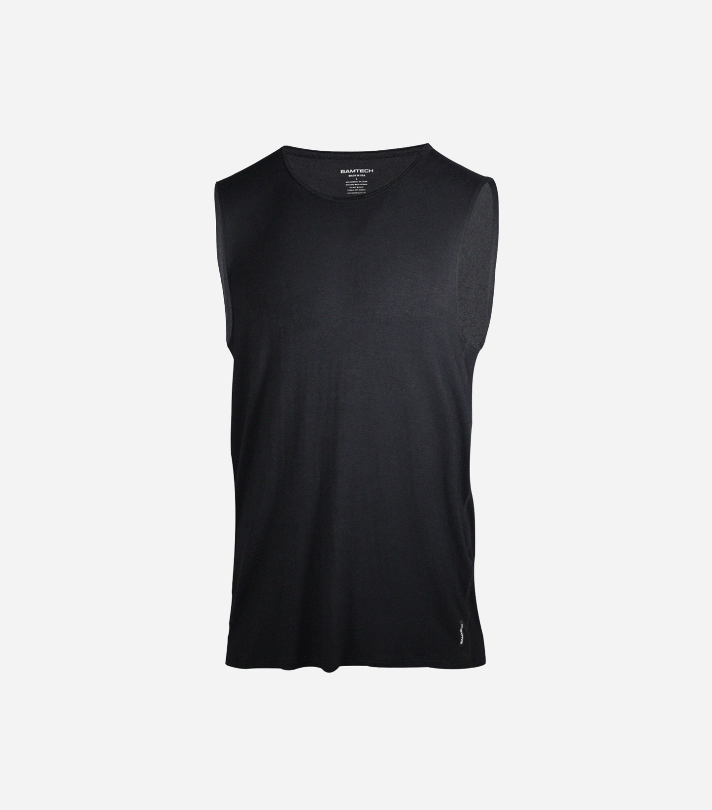 Bamboo Aerotech Tank - Heather Grey - Homeland Harvest