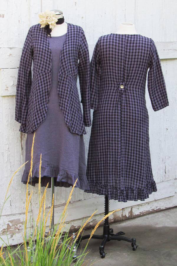 open front linen cardigan - Homeland Harvest