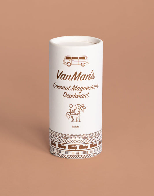 *New* VanMan's Vanilla Magnesium Deodorant - 2 oz - Homeland Harvest