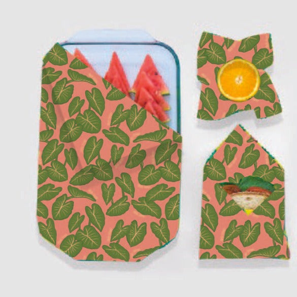Beeswax Wrap Bulk Roll - Kalo Print - Homeland Harvest