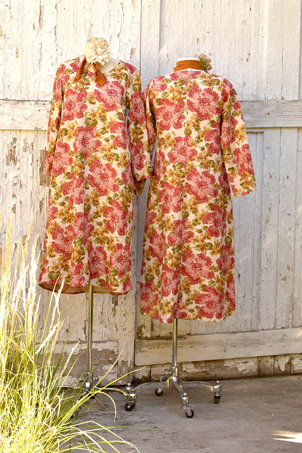 floral linen dress - Homeland Harvest