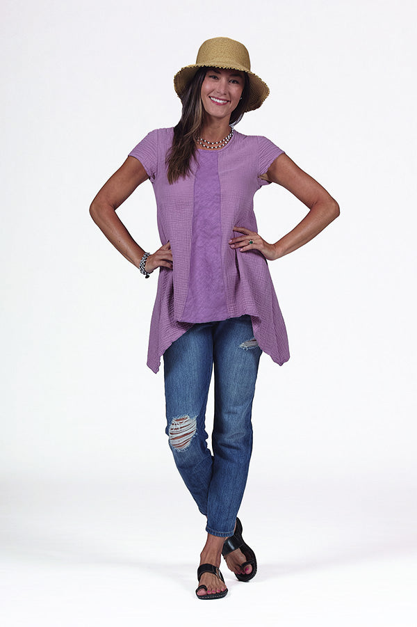 organic cotton gauze tunic - Homeland Harvest