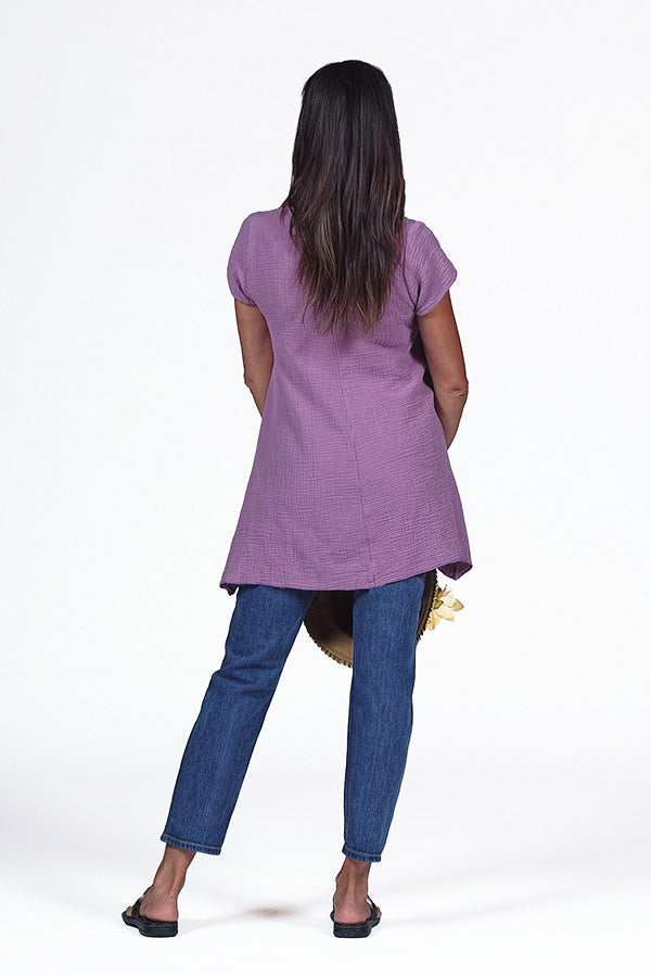 organic cotton gauze tunic - Homeland Harvest