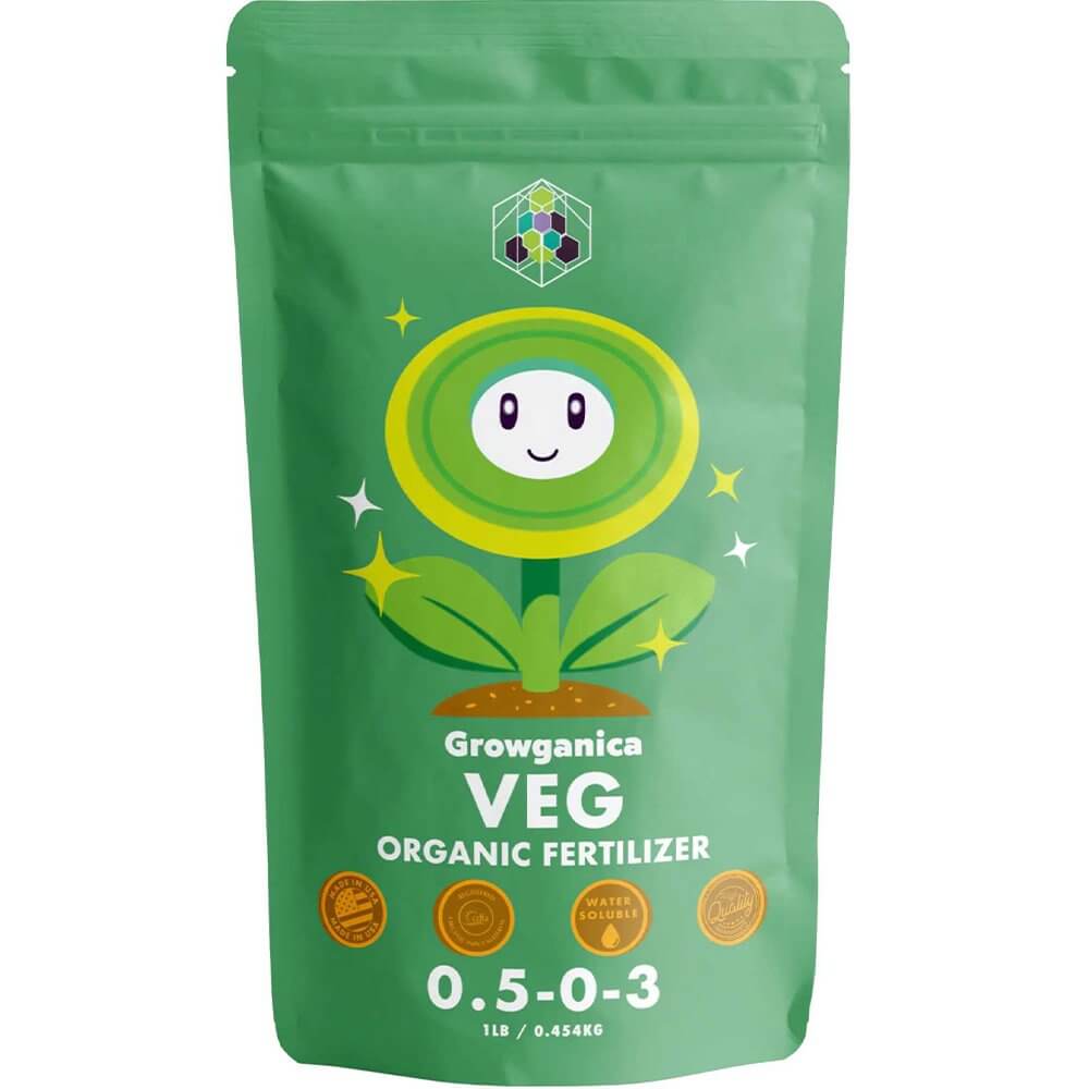 Growganica Veg Organic Living Soil Plant Food for Vigorous Growth and Lush Canopy Fertilizer - Homeland Harvest