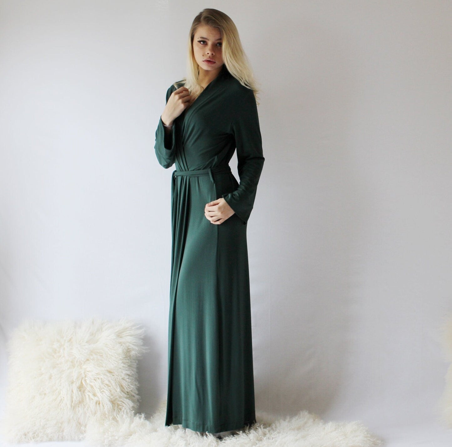 Long Bamboo Robe - Homeland Harvest
