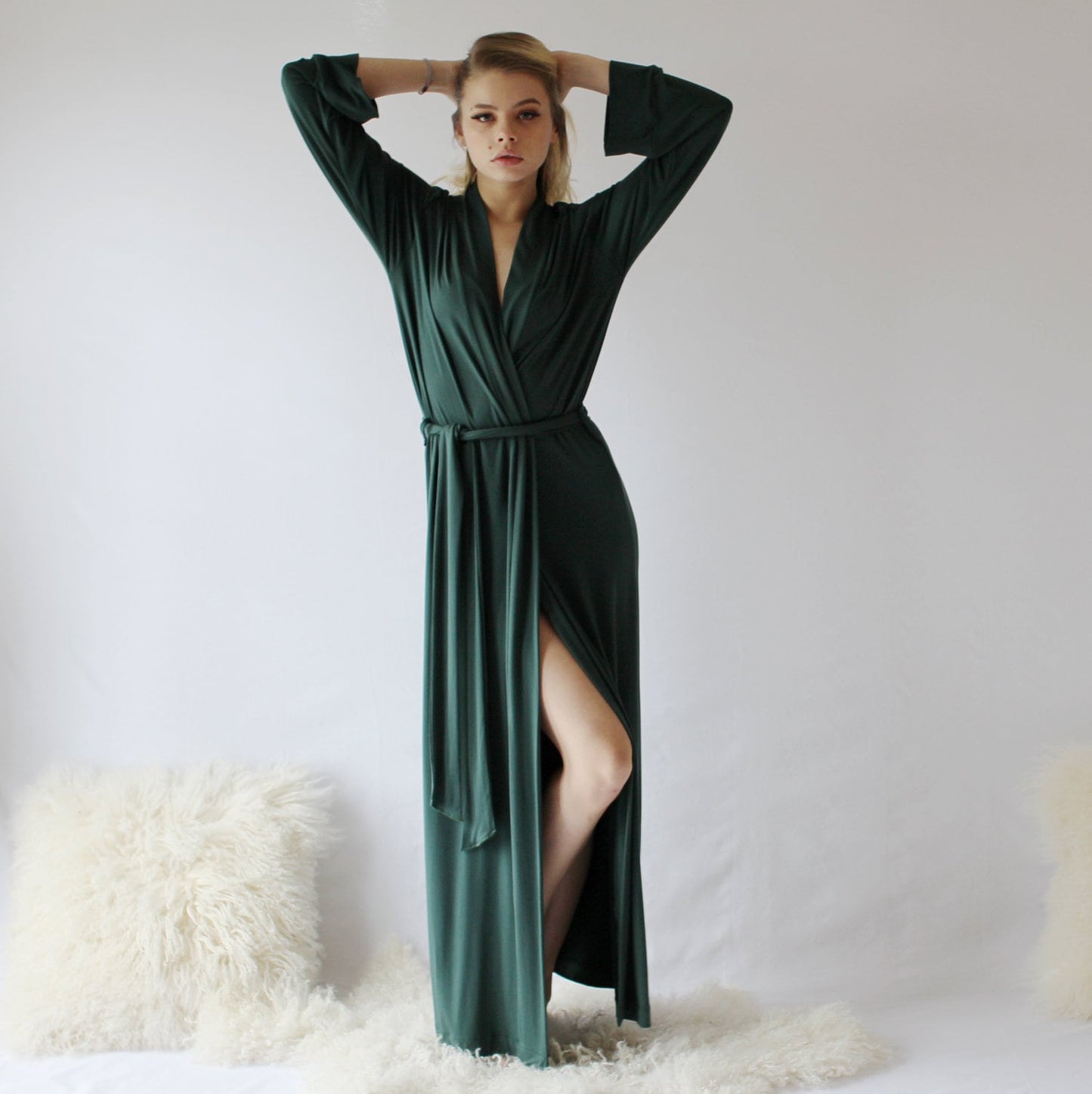 Long Bamboo Robe - Homeland Harvest