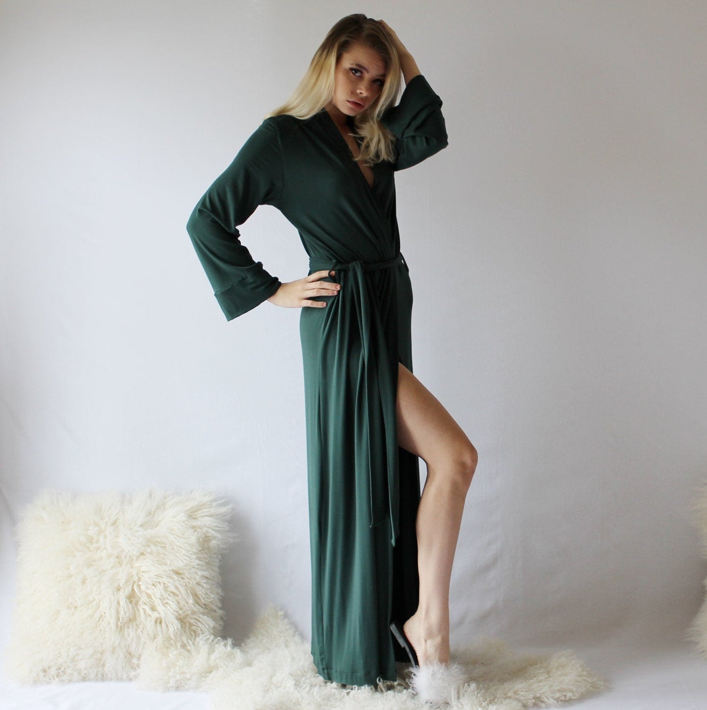 Long Bamboo Robe - Homeland Harvest