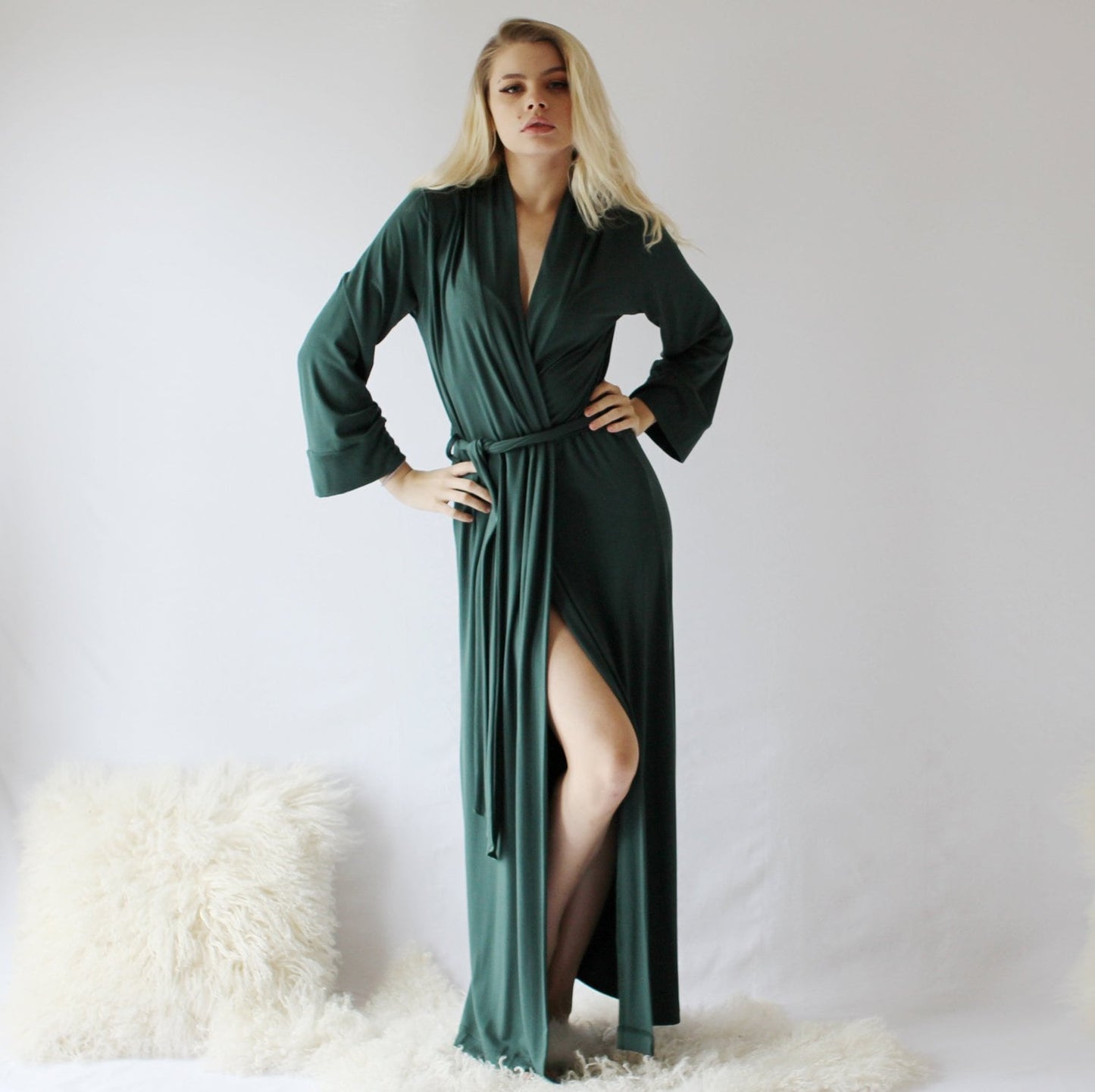 Long Bamboo Robe - Homeland Harvest