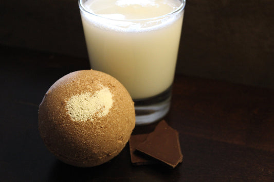 Chocolate Milk Bath Bomb with Toy - Homeland Harvest