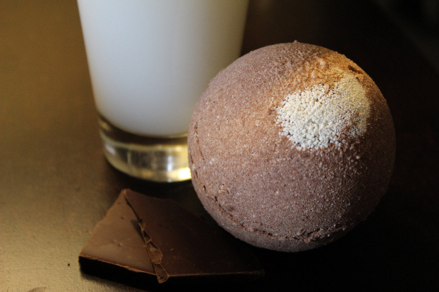 Chocolate Milk Bath Bomb with Toy - Homeland Harvest