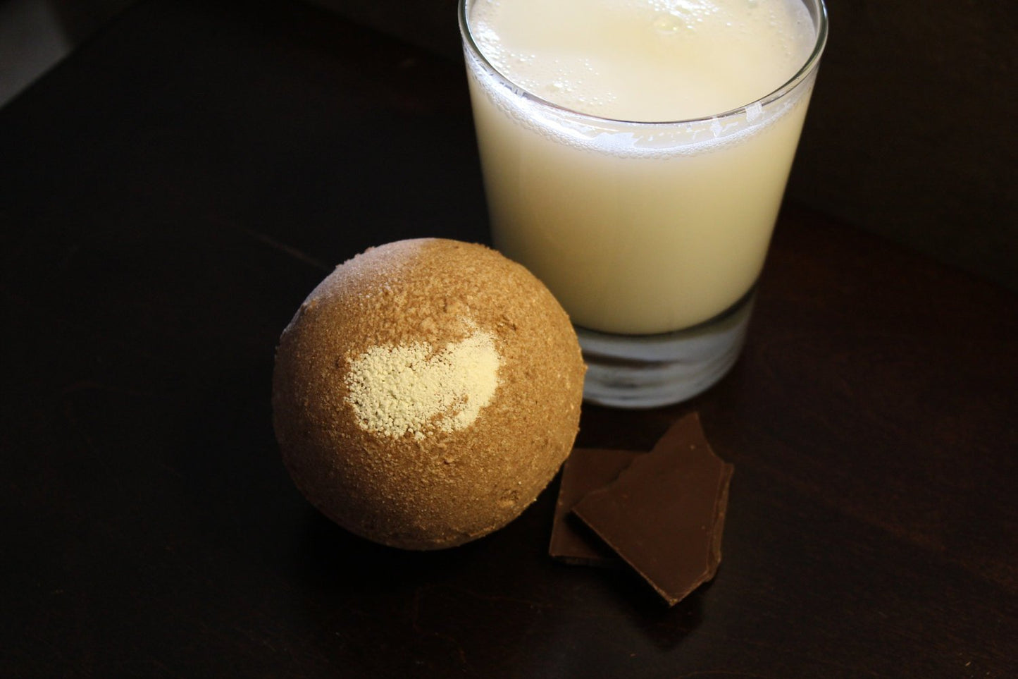 Chocolate Milk Bath Bomb with Toy - Homeland Harvest