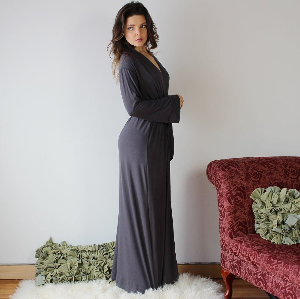 Full Length Bamboo Robe - Homeland Harvest