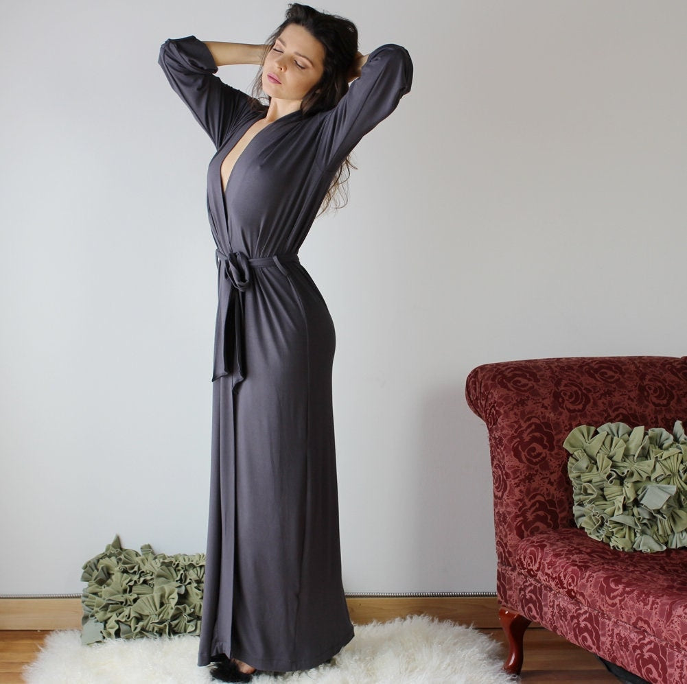 Full Length Bamboo Robe - Homeland Harvest