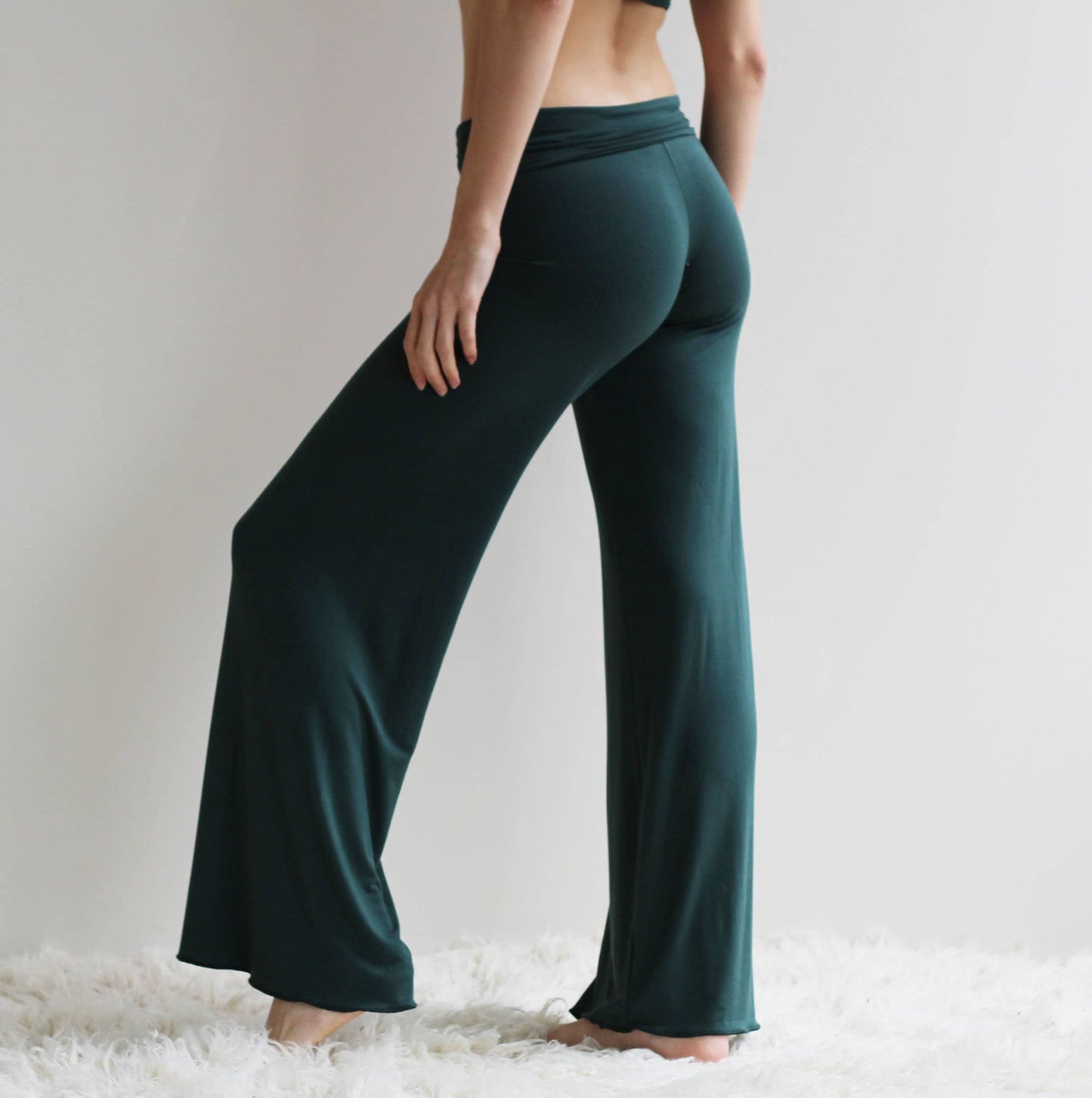 Pajama Set including Bamboo Pants and a lace trimmed Camisole - Homeland Harvest