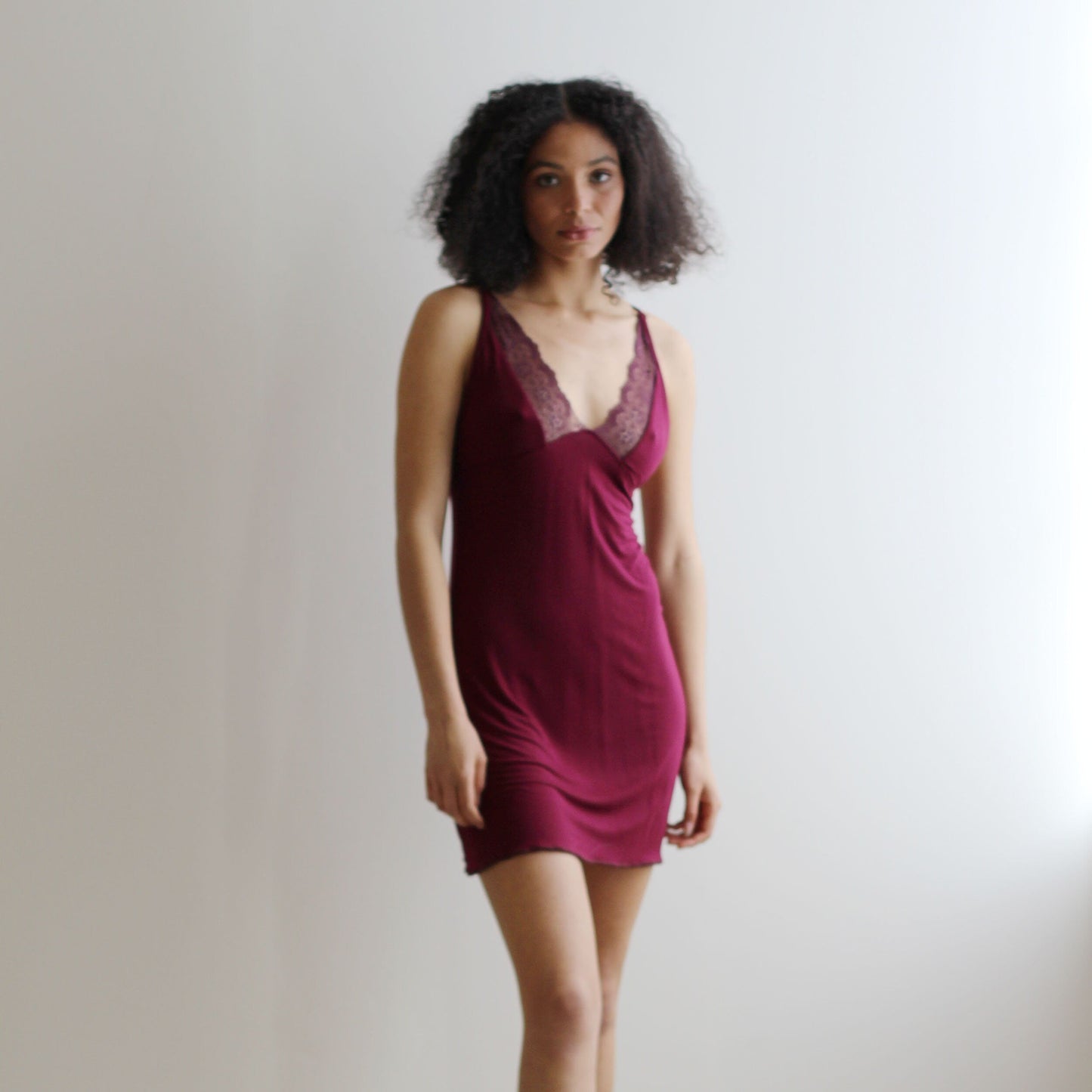Short Bamboo Nightgown - Homeland Harvest