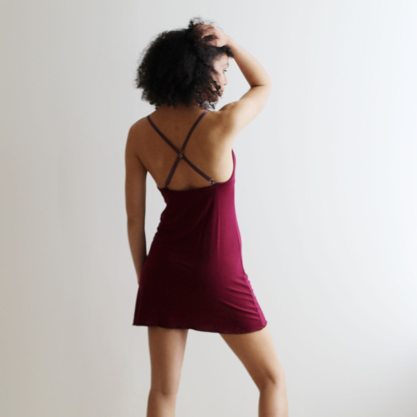 Short Bamboo Nightgown - Homeland Harvest