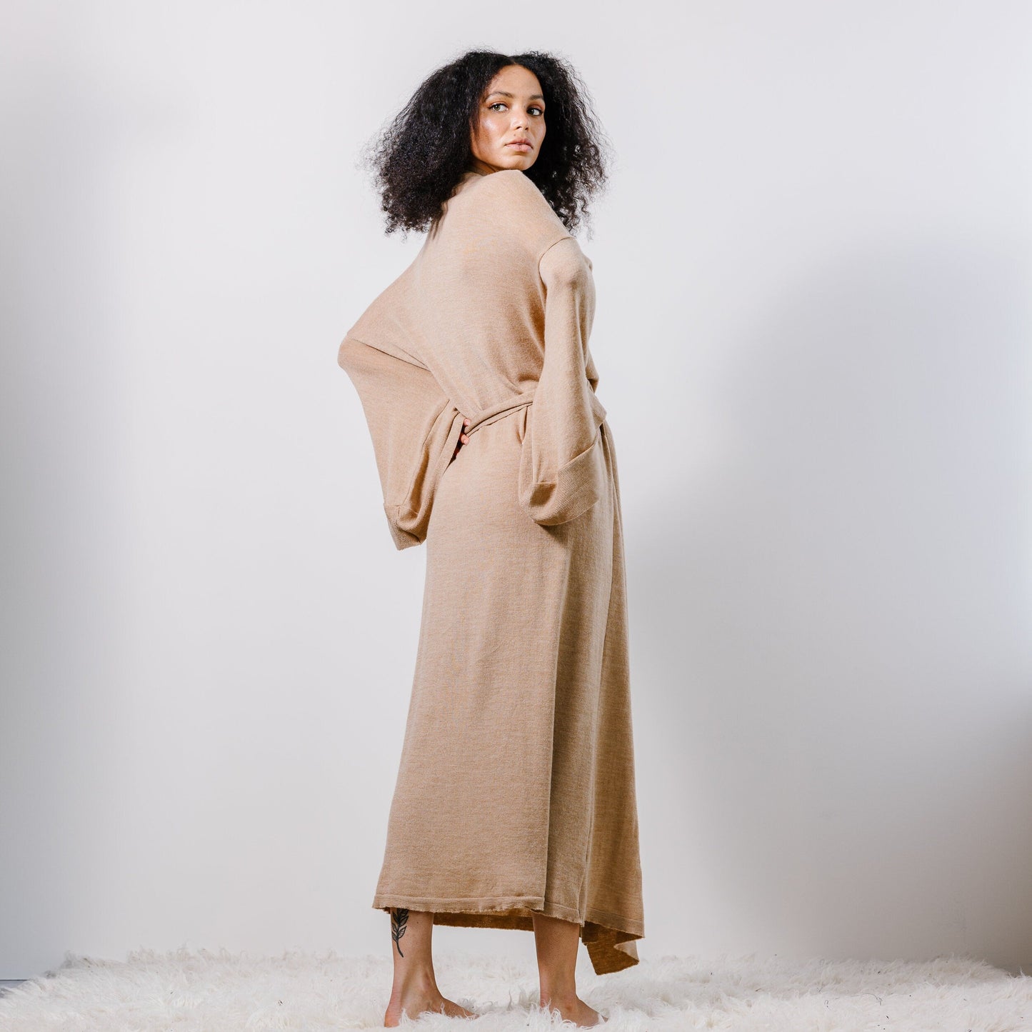 Wool Kimono Robe - Homeland Harvest