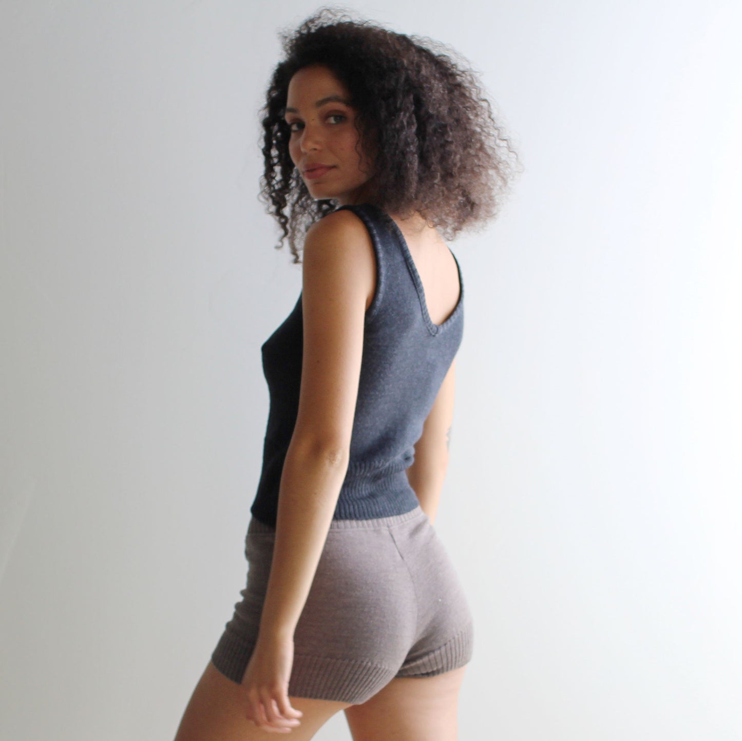 Merino Wool Sweater Knit Tank Top - Homeland Harvest