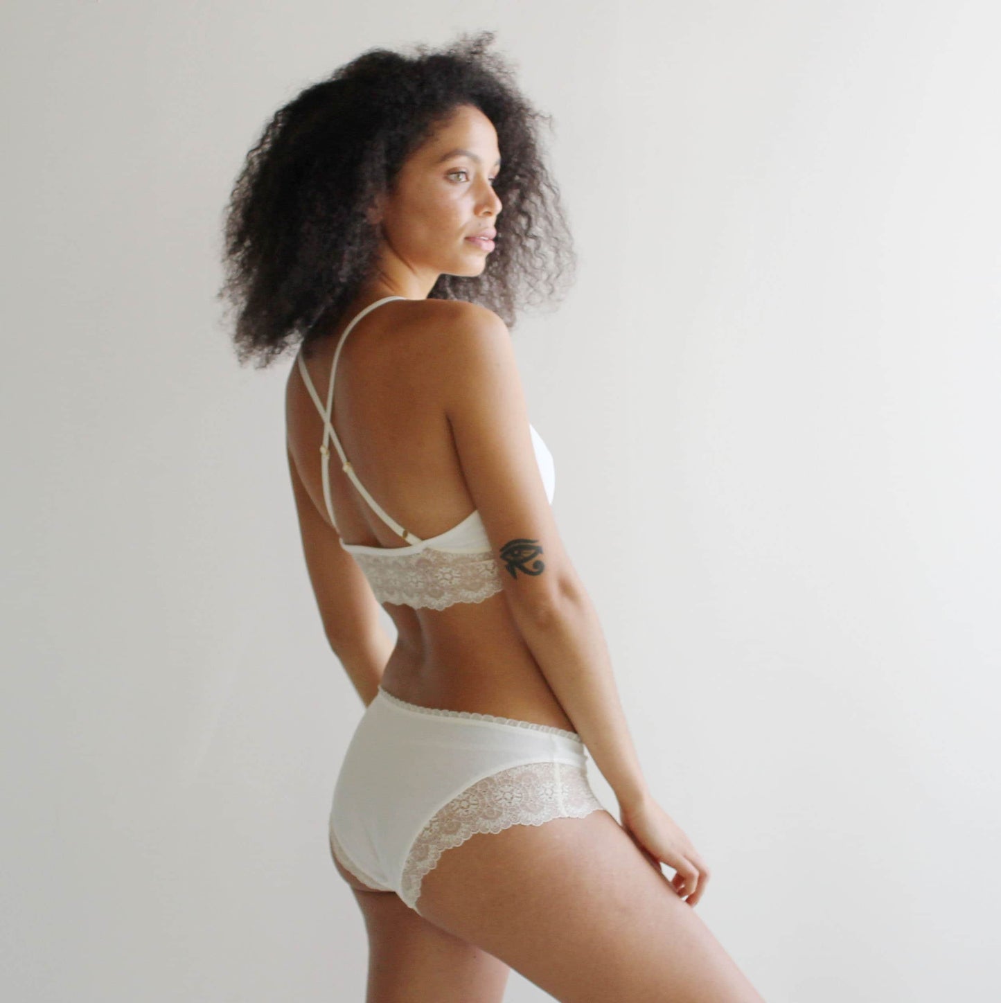 Organic Cotton Lingerie Set Including the Bralette and Panties - Homeland Harvest