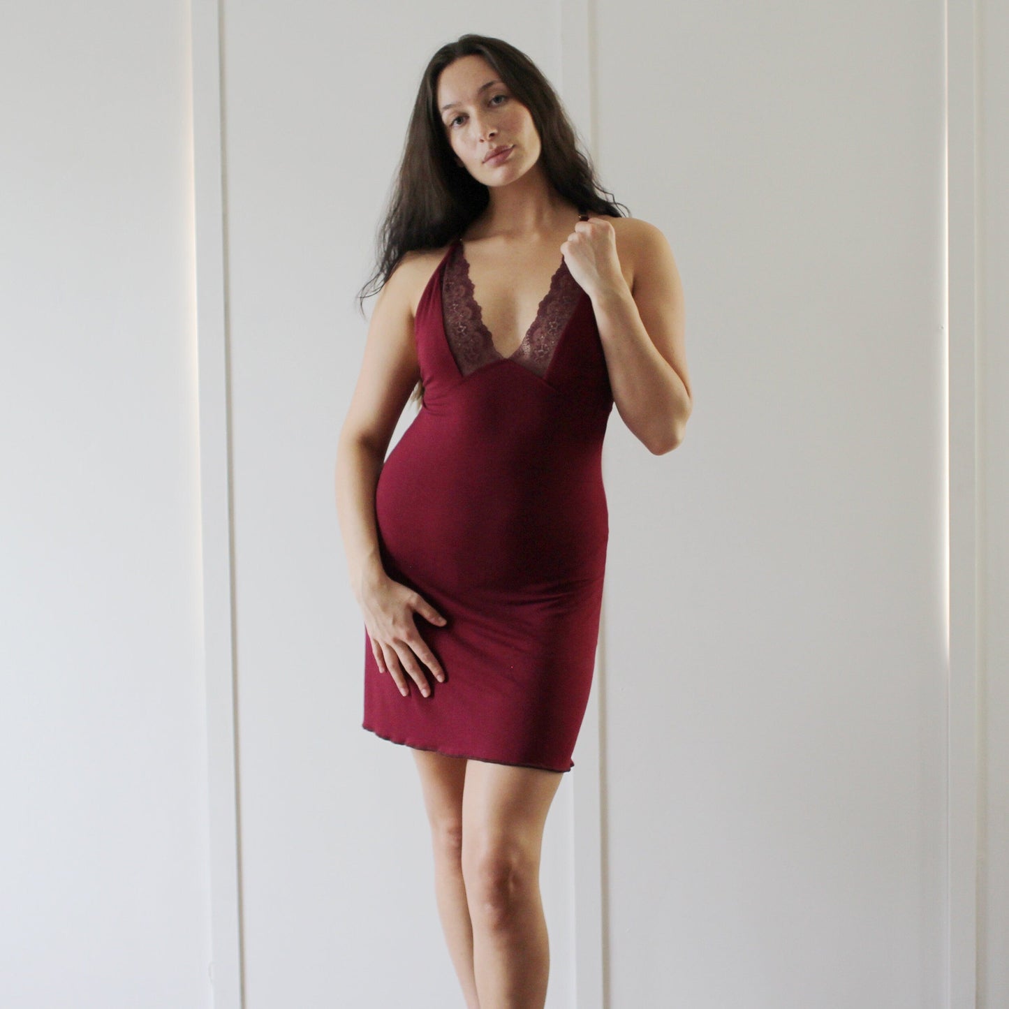 Short Bamboo Nightgown - Homeland Harvest