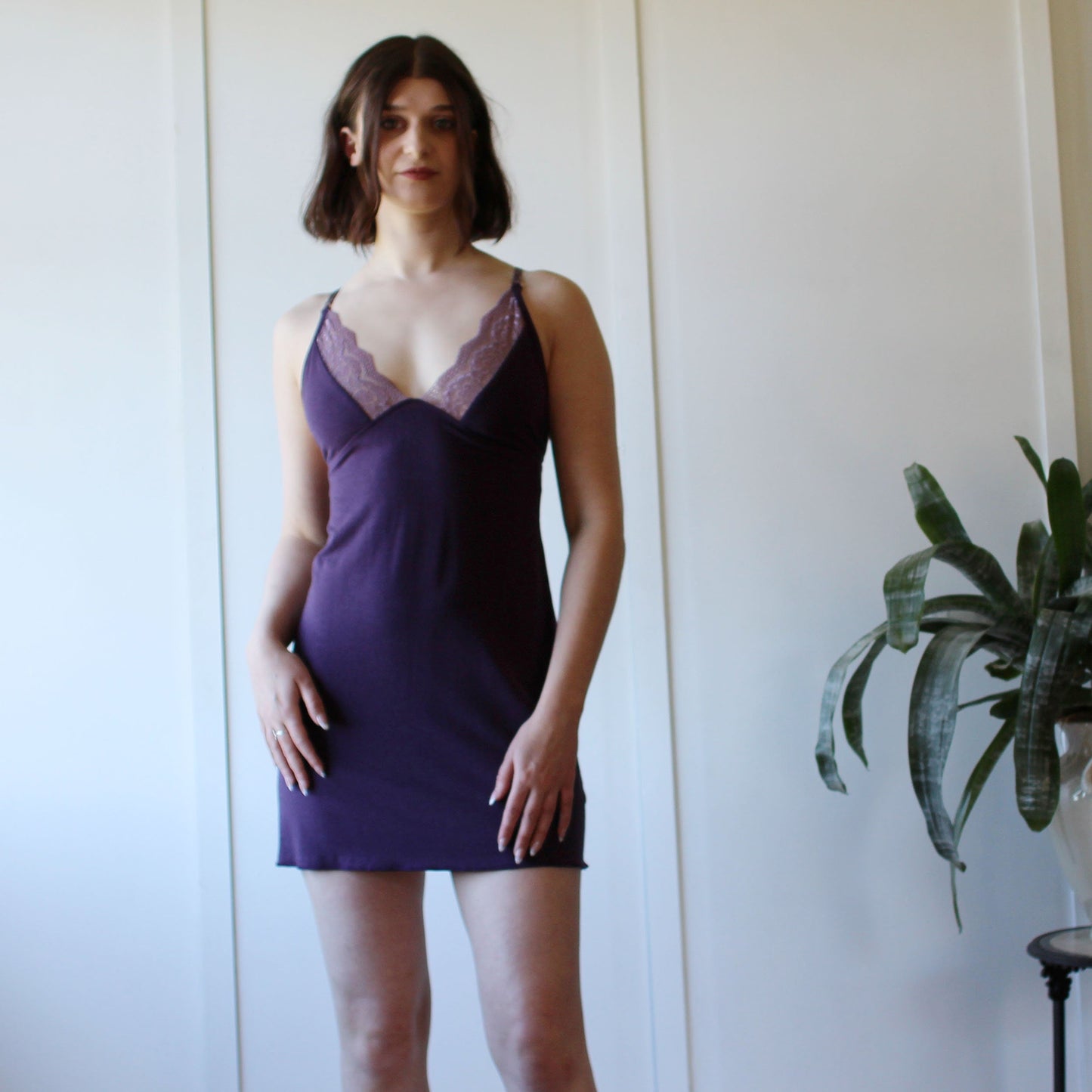 Lace Trimmed Nightgown - Homeland Harvest