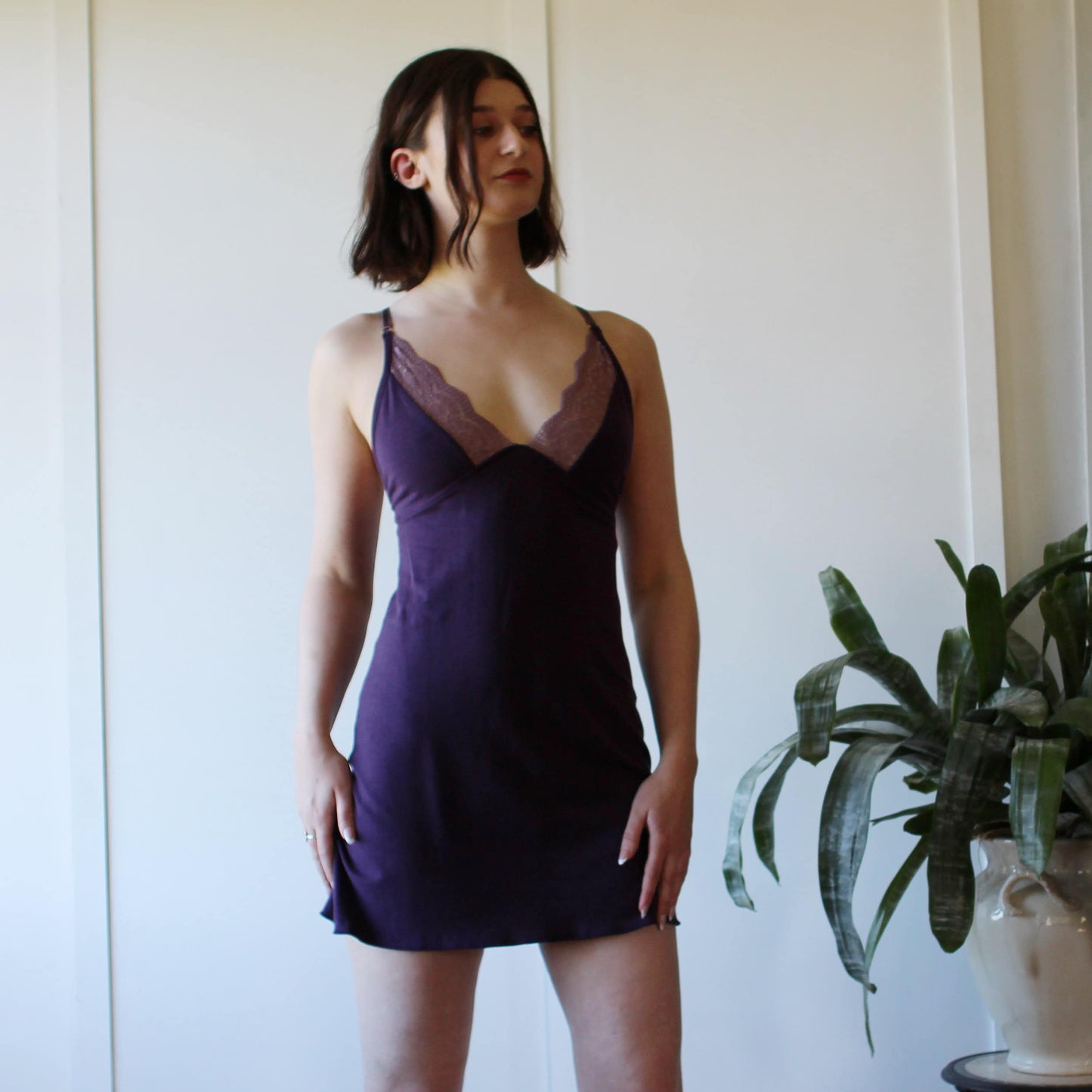 Lace Trimmed Nightgown - Homeland Harvest