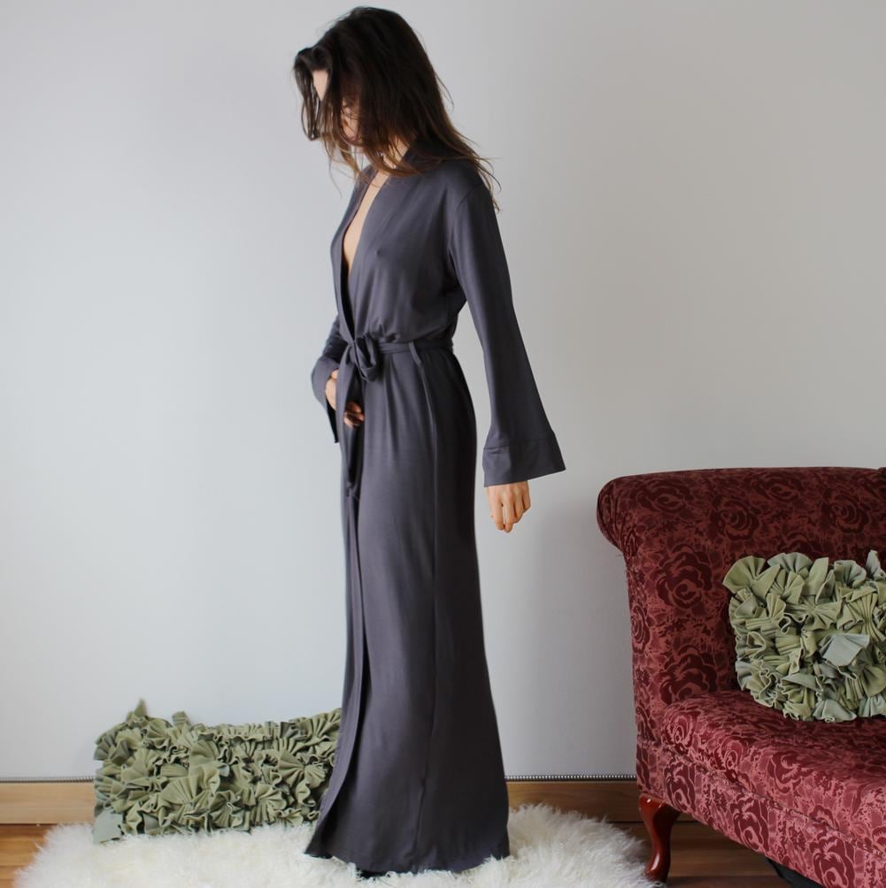 Long Bamboo Robe - Homeland Harvest