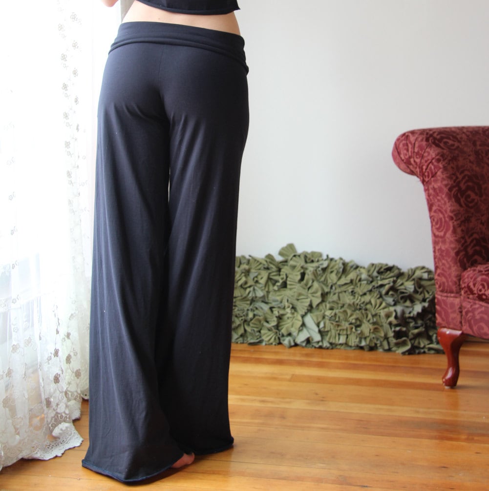 Organic Cotton Wide Leg Lounge Pants - Homeland Harvest
