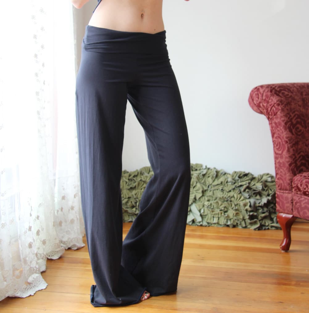 Organic Cotton Wide Leg Lounge Pants - Homeland Harvest
