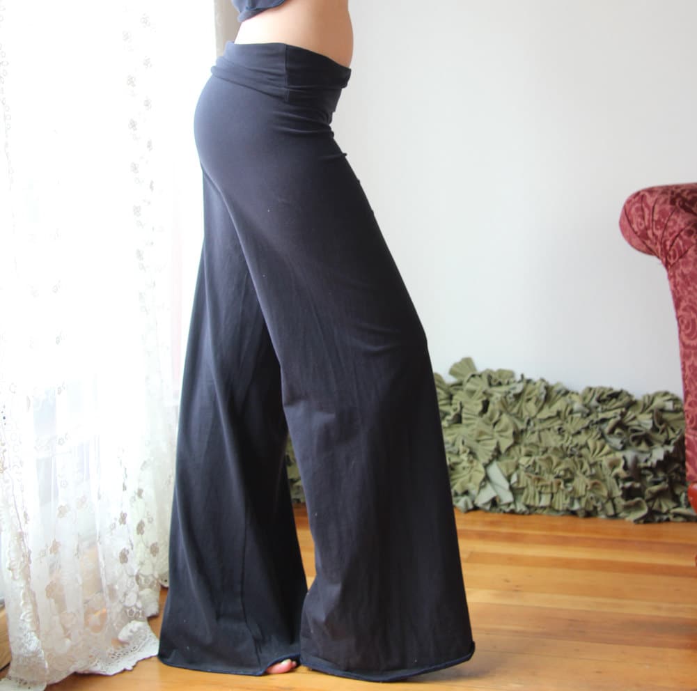 Organic Cotton Wide Leg Lounge Pants - Homeland Harvest